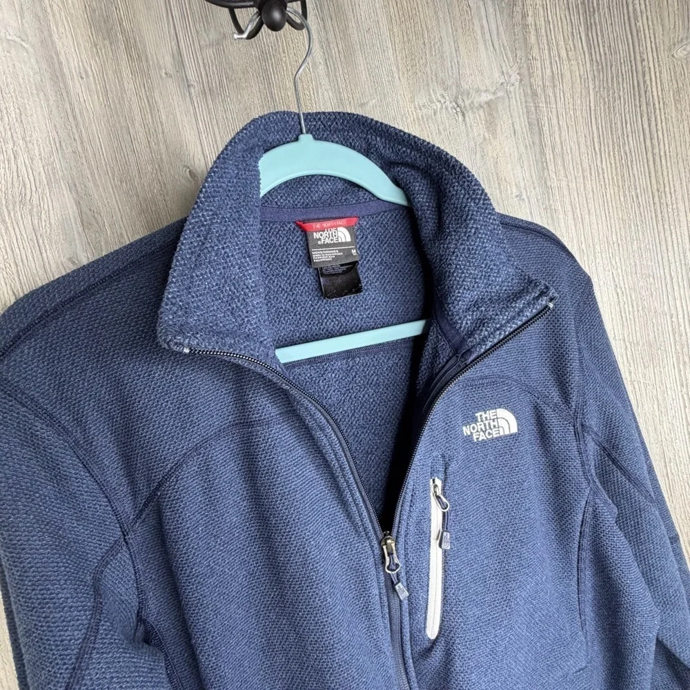 The North Face Dark Blue Zip-Up Jacket